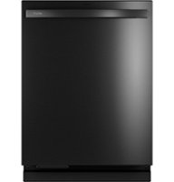 GE Profile - Top Control Smart Built-In Stainless Steel Tub Dishwasher with 3rd Rack, Dedicated Jet Targeted Wash and 42 dBA - Black Stainless Steel - Front_Zoom