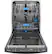 Alt View 11. GE Profile - Top Control Smart Built-In Stainless Steel Tub Dishwasher with 3rd Rack, Dedicated Jet Targeted Wash and 42 dBA - Black Stainless Steel.