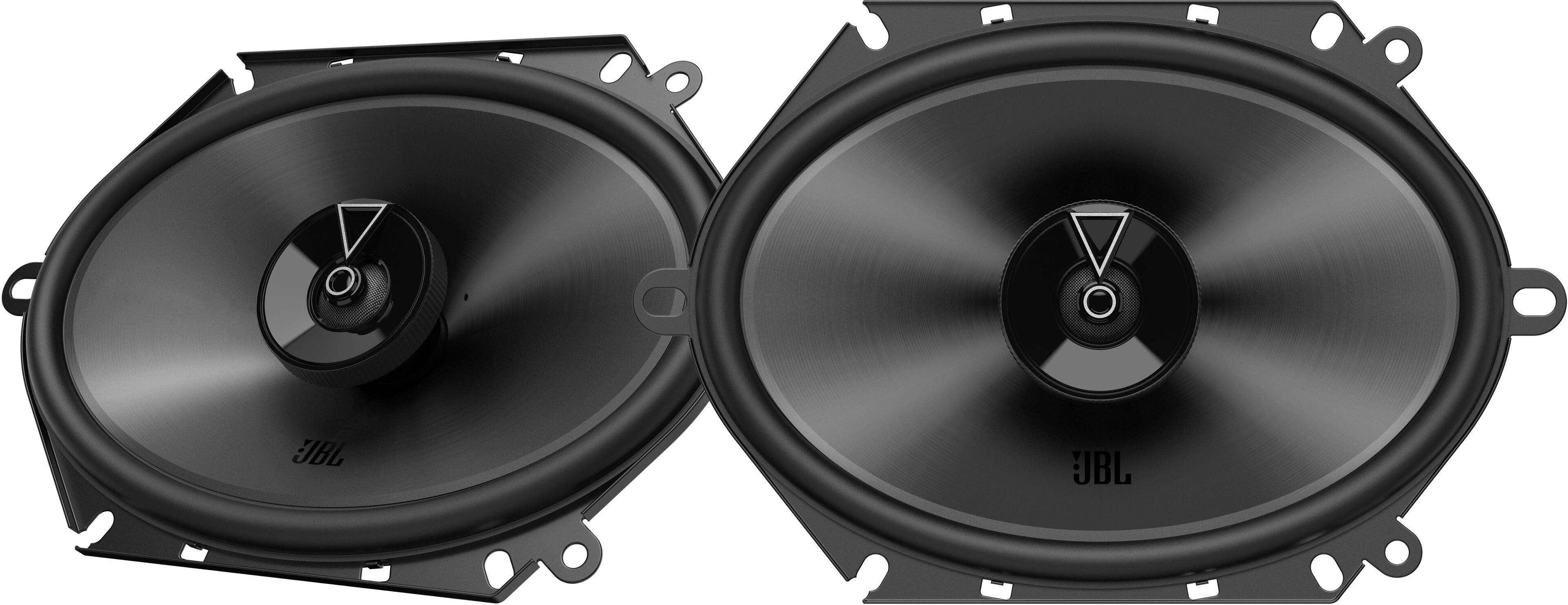 Angle. JBL - 6” X 8” Two-way car audio speaker with no grill - Black.