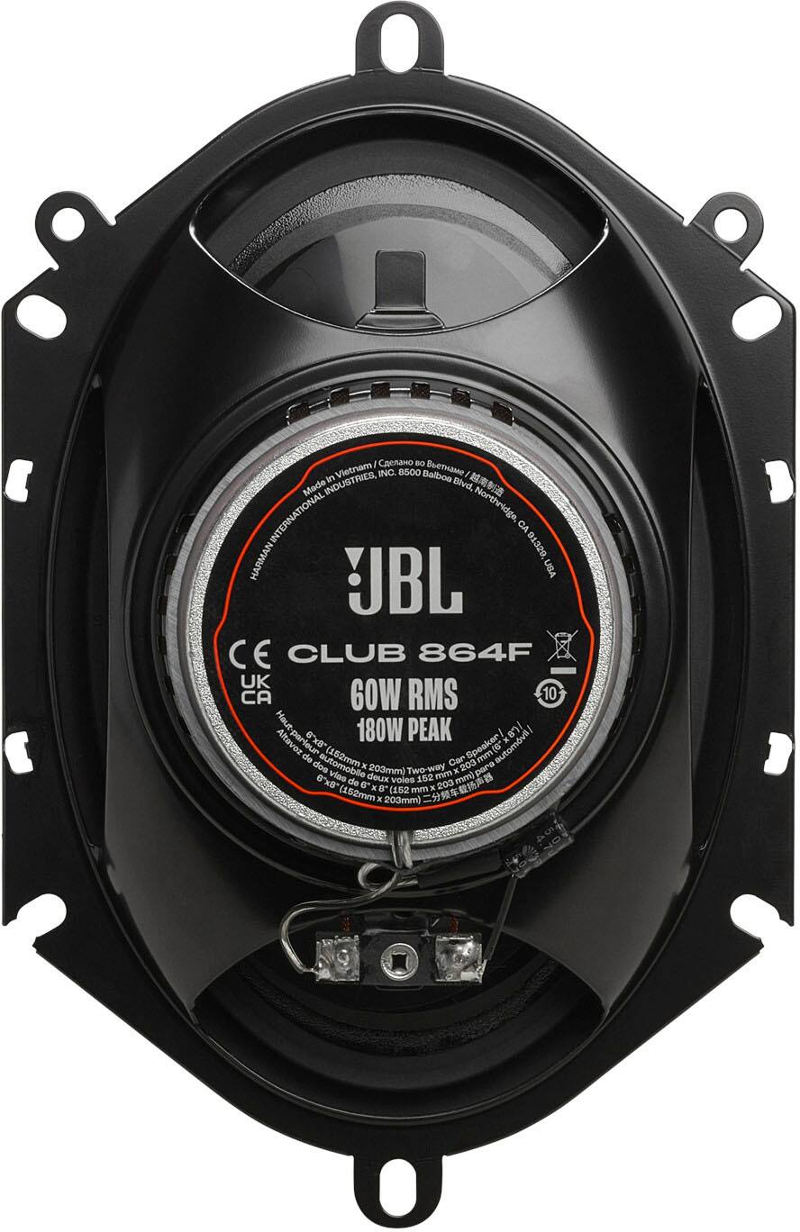 Alt View 13. JBL - 6” X 8” Two-way car audio speaker with no grill - Black.