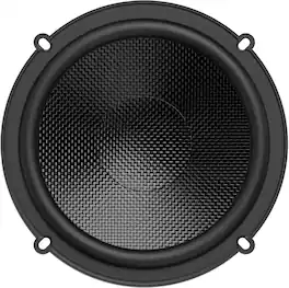 JBL - Club 6-1/2” Component Premium Car Speakers with Carbon Fiber Cones (Pair) - Black