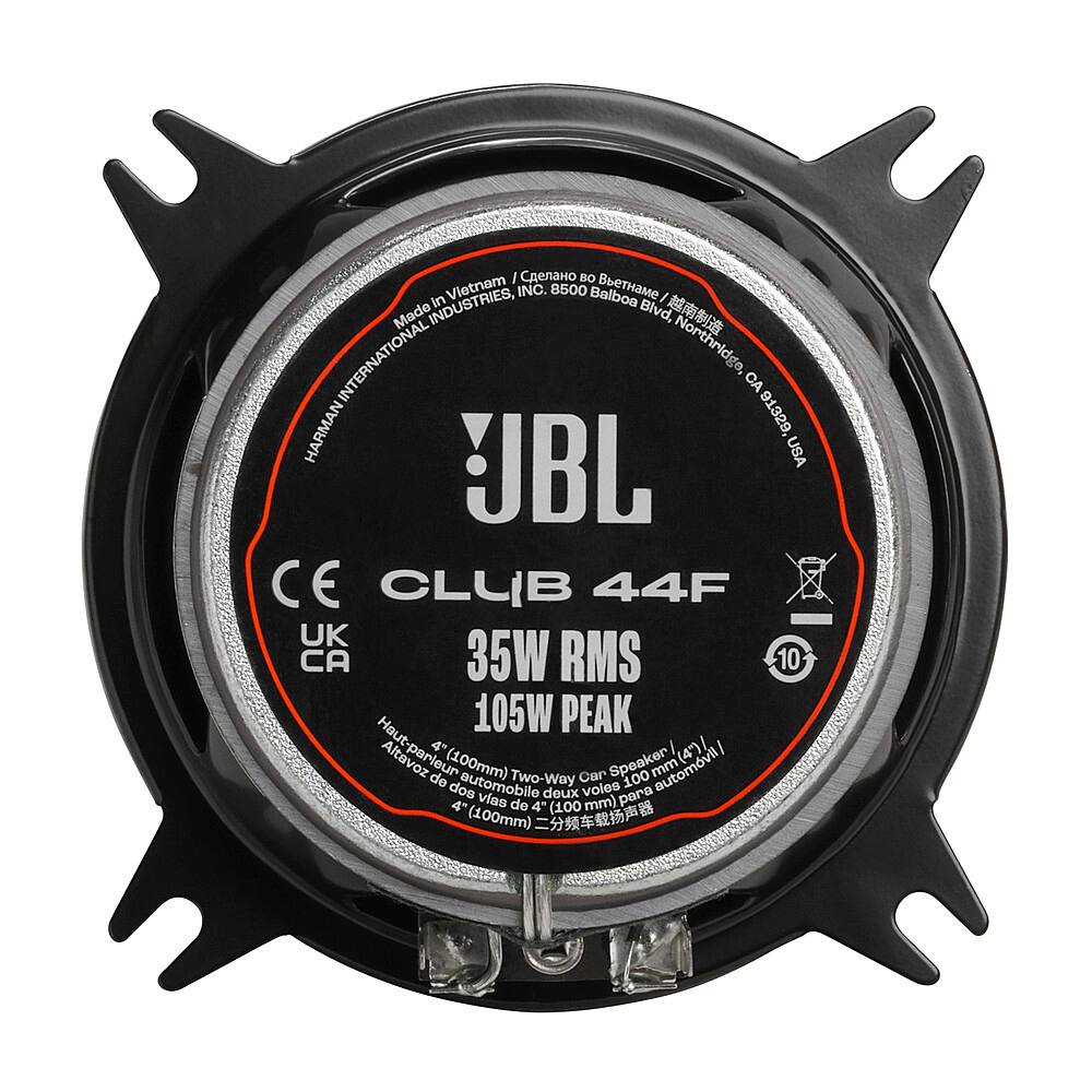 Alt View 12. JBL - 4” Two-way car audio speaker no grill - Black.