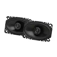 JBL - 4” X 6” Two-way Car Speakers with Polypropylene Cones with No Grills (Pair) - Black - Front_Zoom