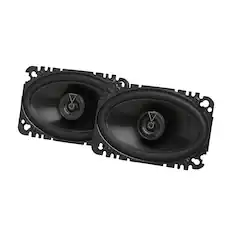 Front. JBL - 4” X 6” Two-way Car Speakers with Polypropylene Cones with No Grills (Pair) - Black.