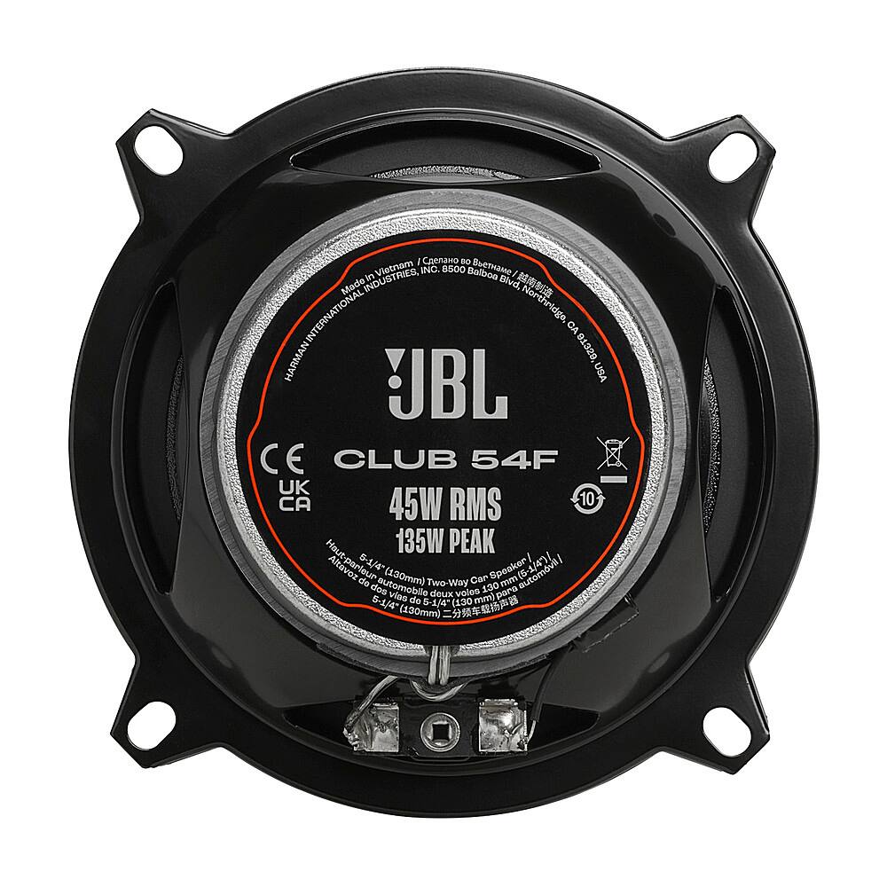 Alt View 13. JBL - 5-1/4” Two-way Car Speakers with Polypropylene Cones with No Grills (Pair) - Black.