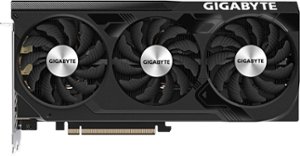 GIGABYTE - NVIDIA GeForce RTX 4070 Ti SUPER Windforce OC 16GB GDDR6X PCI Express 4.0 Graphics Card - Black - Front_Zoom