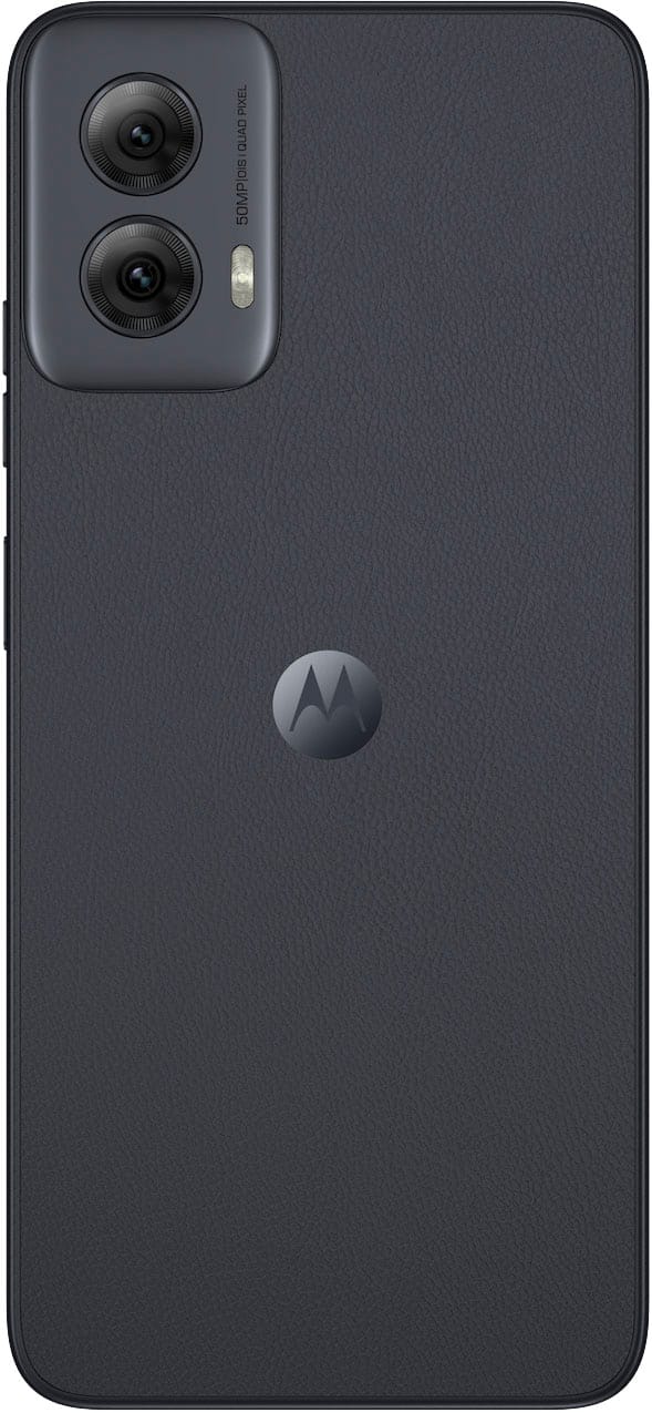 Left. Motorola - moto g power 2024 5G 128GB (Unlocked) - Midnight Blue.
