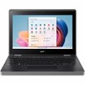 Alt View 16. Acer - TravelMate Spin B3 B311R-33 2-in-1 11.6" Touch Screen Laptop - Intel with 4GB Memory - 128 GB SSD - Black.