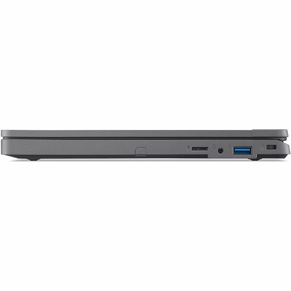 Left. Acer - TravelMate Spin B3 B311R-33 2-in-1 11.6" Touch Screen Laptop - Intel with 4GB Memory - 128 GB SSD - Black.