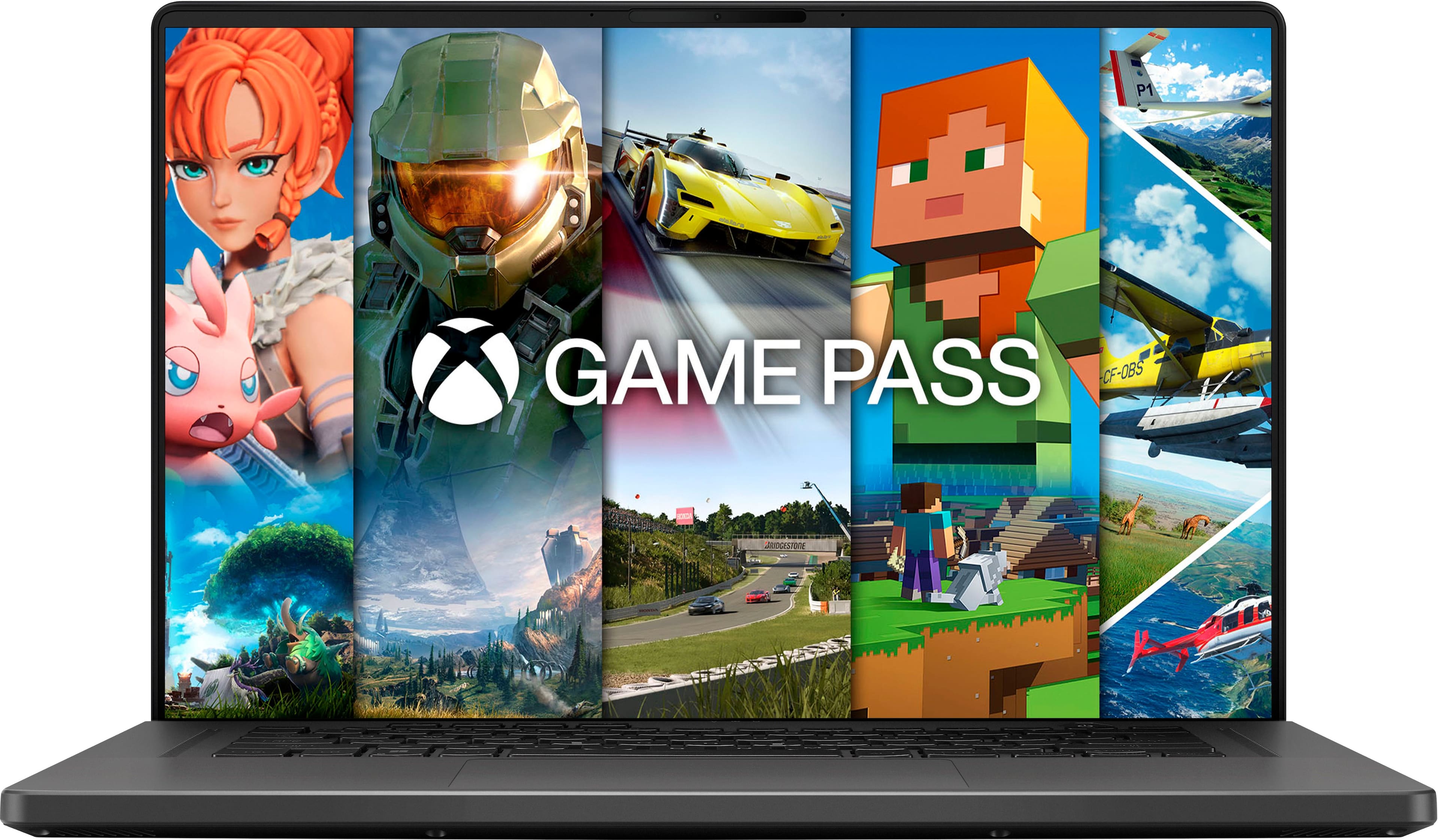 Front. ASUS - ROG Zephyrus G16 16" 165Hz Gaming Laptop FHD-Intel 13th Gen Core i7 with 16GB Memory-NVIDIA GeForce RTX 4070-512GB SSD - Eclipse Gray.