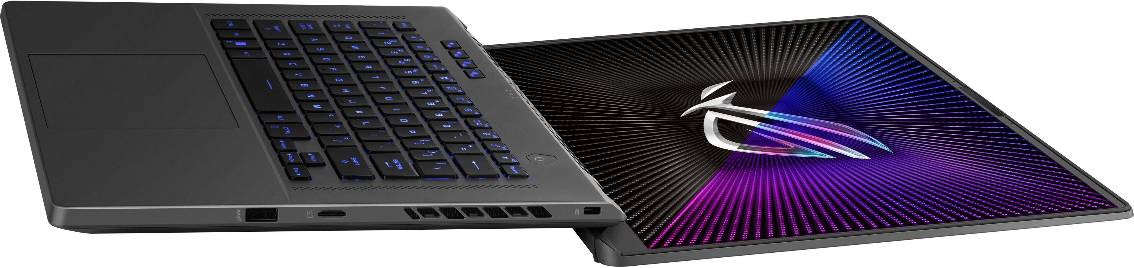 Alt View 7. ASUS - ROG Zephyrus G16 16" 165Hz Gaming Laptop FHD-Intel 13th Gen Core i7 with 16GB Memory-NVIDIA GeForce RTX 4070-512GB SSD - Eclipse Gray.
