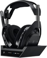 Logitech - Astro A50 X LIGHTSPEED Wireless with PLAYSYNC Gaming Headset + Base Station for Xbox Series X|S,  PS5, PC/MAC - Black - Front_Zoom