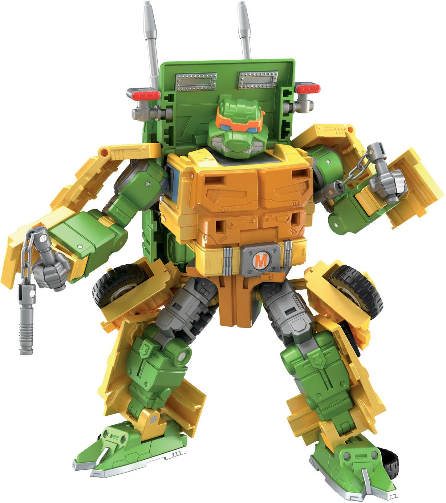 Angle. Transformers - Collaborative Teenage Mutant Ninja Turtles x Transformers Party Wallop.