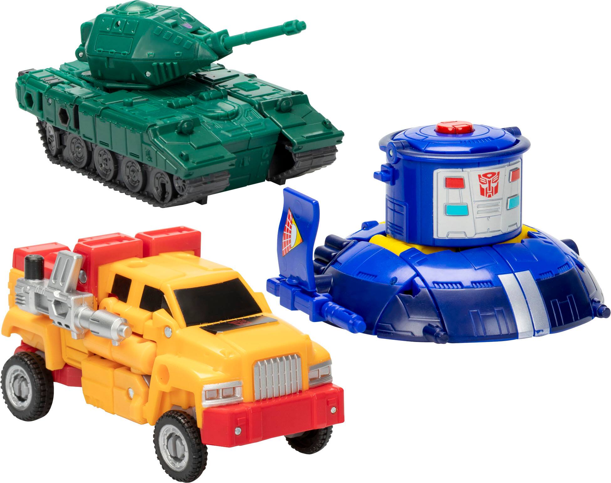 Left. Transformers - Generations Selects Legacy United Go-Bot Guardians 3 Pack.