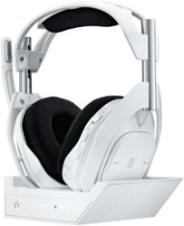 Logitech - Astro A50 X LIGHTSPEED Wireless with PLAYSYNC Gaming Headset + Base Station for Xbox Series X|S,  PS5, PC/MAC - White - Front_Zoom