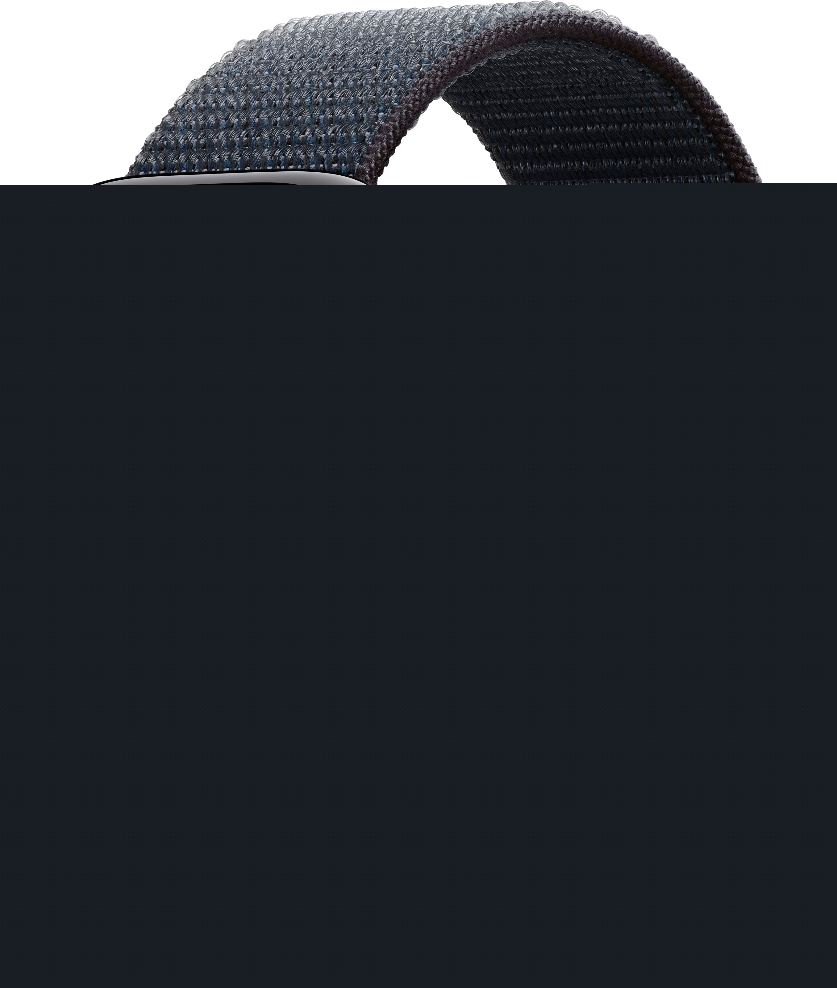 Apple Watch Series 10 (GPS) 46mm Aluminum Case with Ink Sport Loop - Jet Black - (2024)
