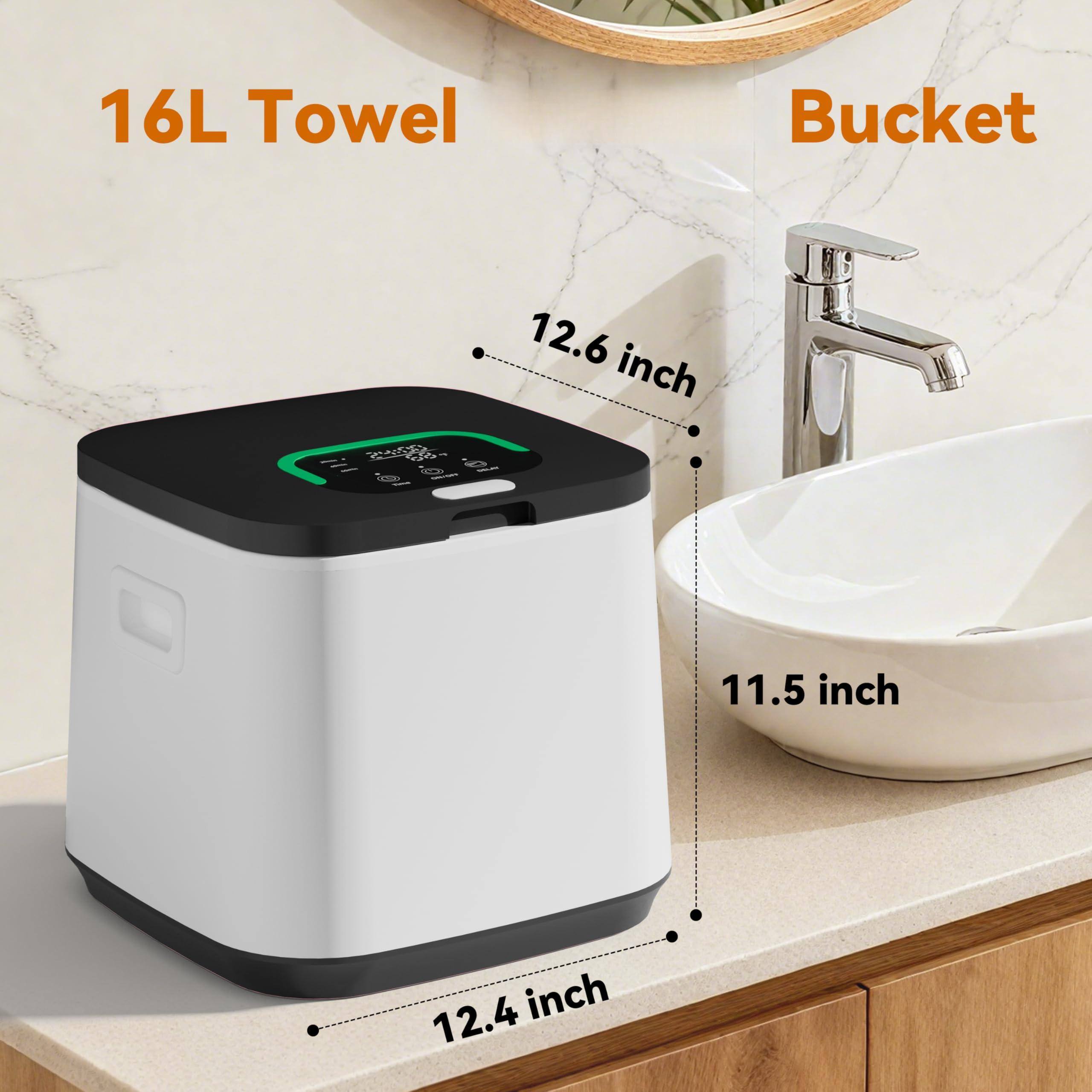 16L Towel Bucket

- 12.6 inch
- 11.5 inch
- 12.4 inch