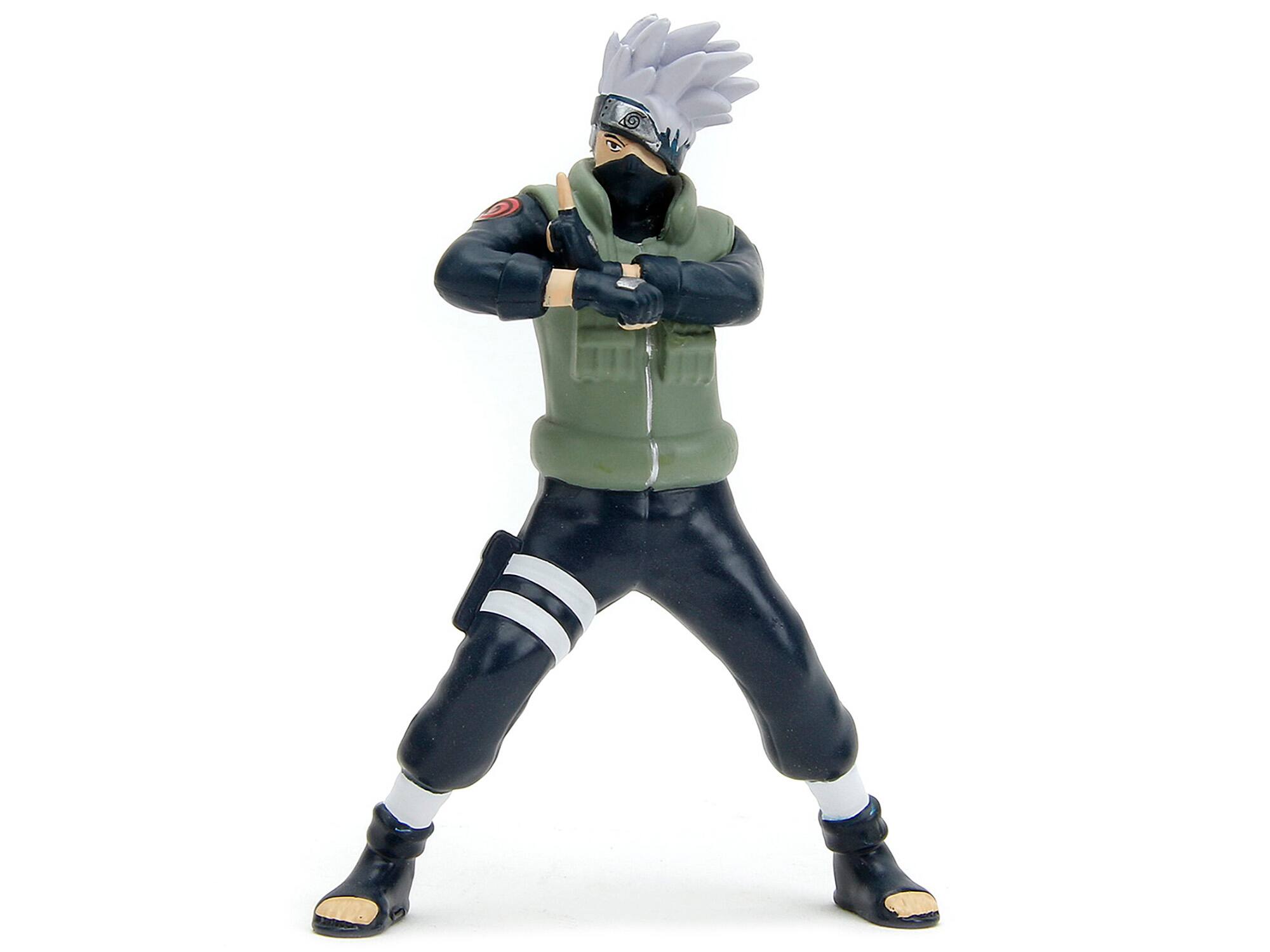 Alt View 1. Jada - 1993 Mazda RX-7 1/24 Diecast Dark Blue Green Hood with Kakashi Hatake Figure Naruto Shippuden Anime Rides - Dark Blue With Green.