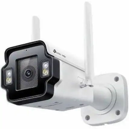 Front. TP-Link - TP Link VIGI INSIGHT S345-4G(4mm) - VIGI 4MP Outdoor Full-Color 4G Bullet Network Camera - 164.04 ft Infrared/Color - Color.