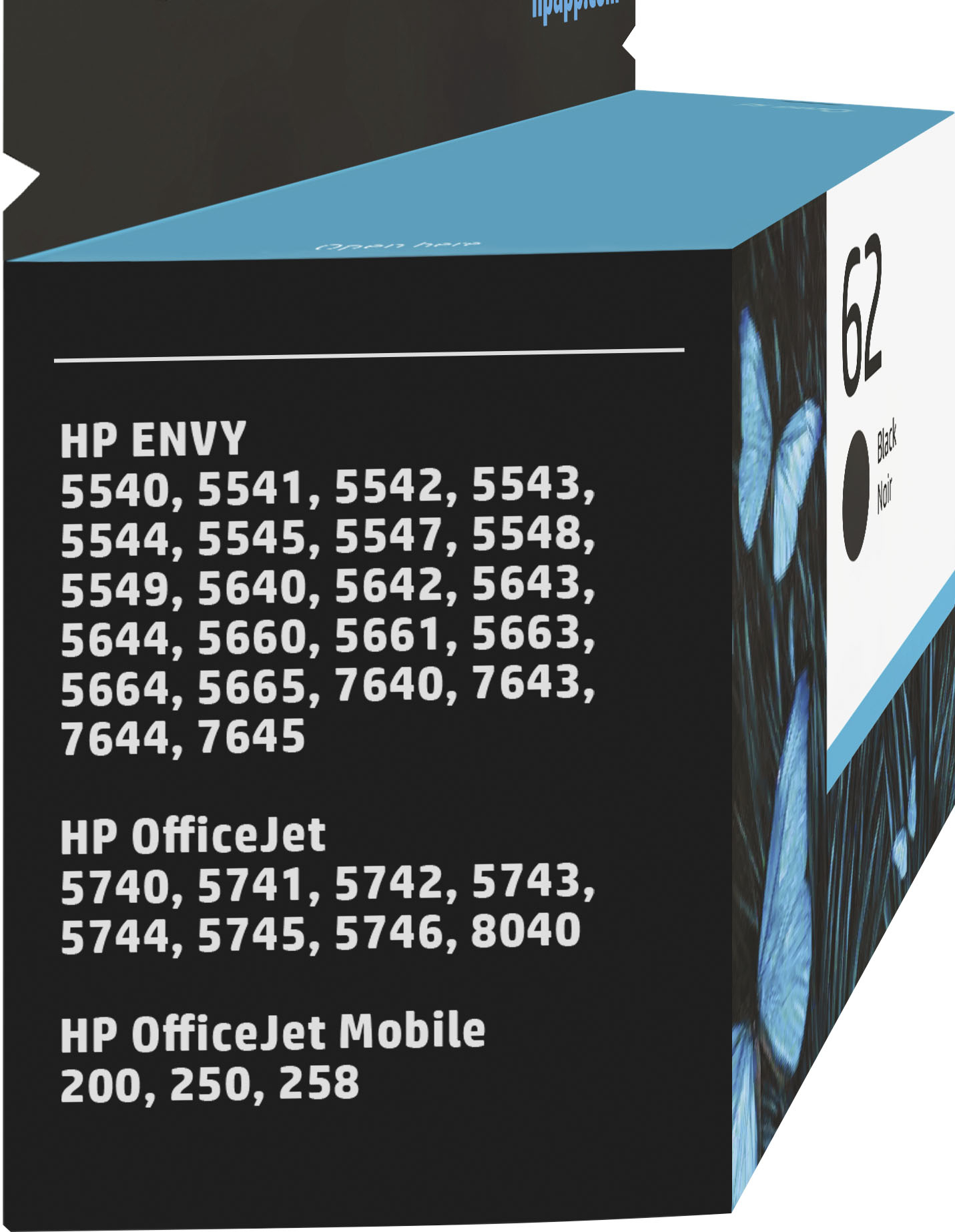 HP 62 Black Original Ink Cartridge (C2P04AN)