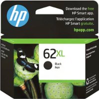 HP - 62XL High-Yield Ink Cartridge - Black - Front_Zoom
