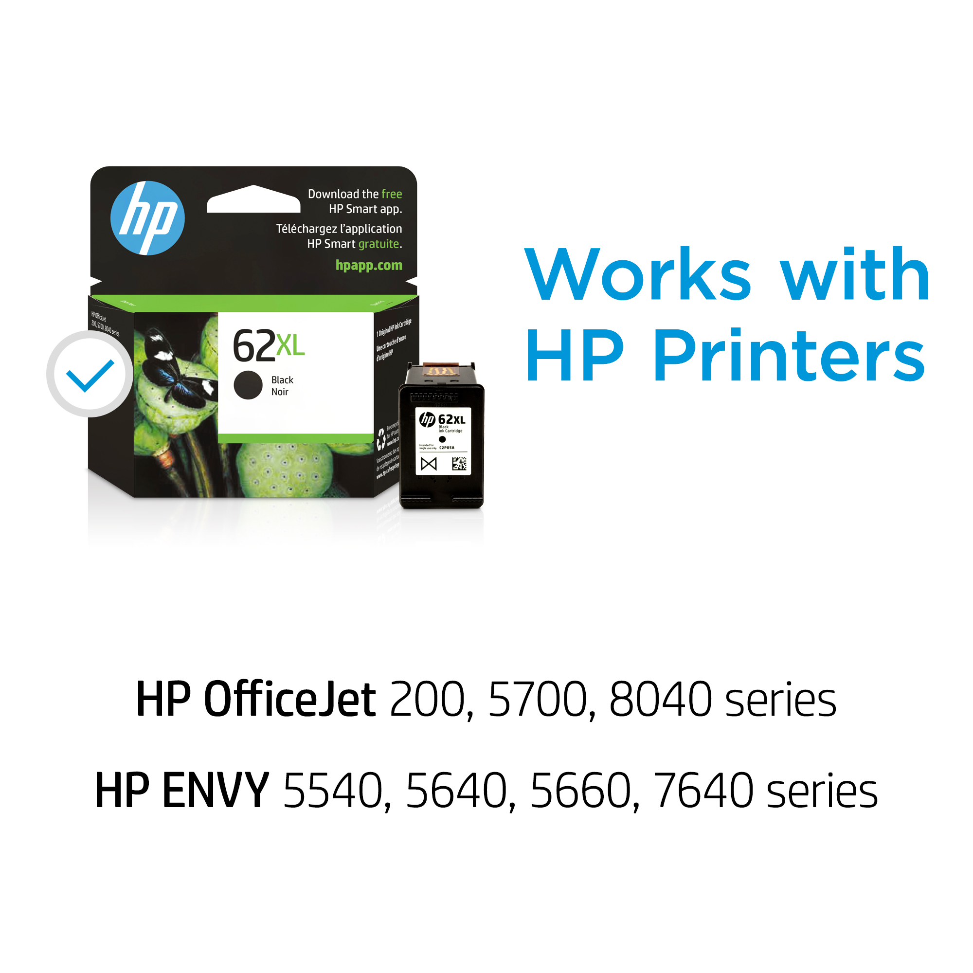 HP 62XL High-Yield Ink - Black C2P05AN#140 Cartridge Best Buy