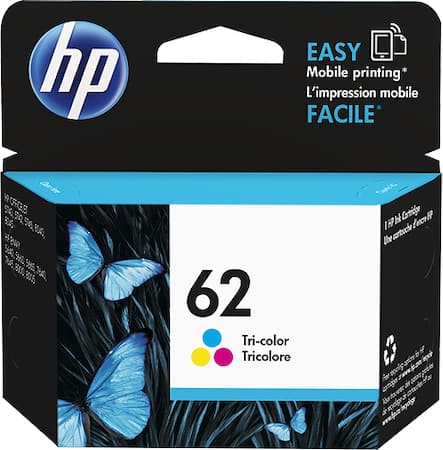 HP - 62 Ink Cartridge - Cyan/Magenta/Yellow