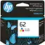 Front. HP - 62 Standard Capacity Ink Cartridge - Tri-Color.