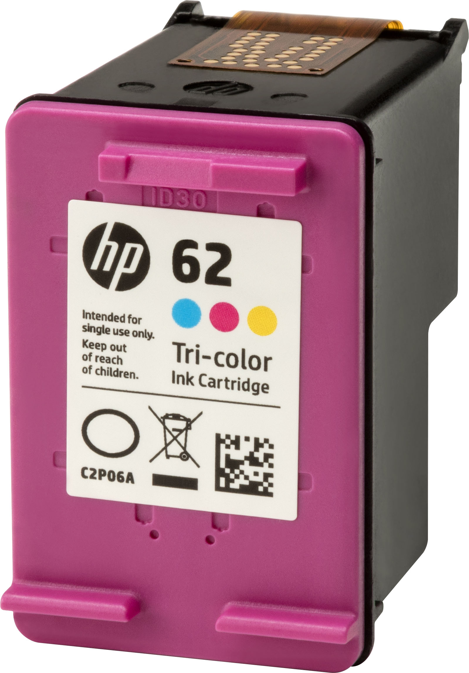 HP 62 Cartouche d'encre tricolore d'origine (C2P06AN) - HP Store