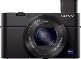 Sony - Cyber-shot RX100M III 20.1-Megapixel Digital Camera - Black - Front_Zoom
