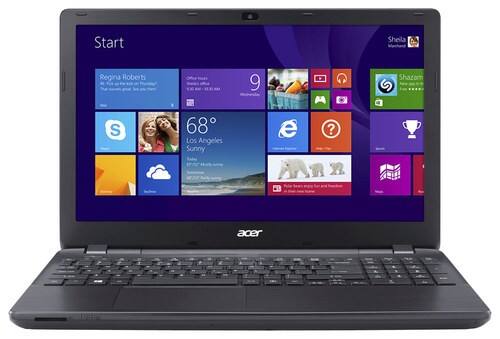 Front. Acer - Aspire 15.6" Laptop - AMD A8-Series - 6GB Memory - 500GB Hard Drive - Midnight Black.