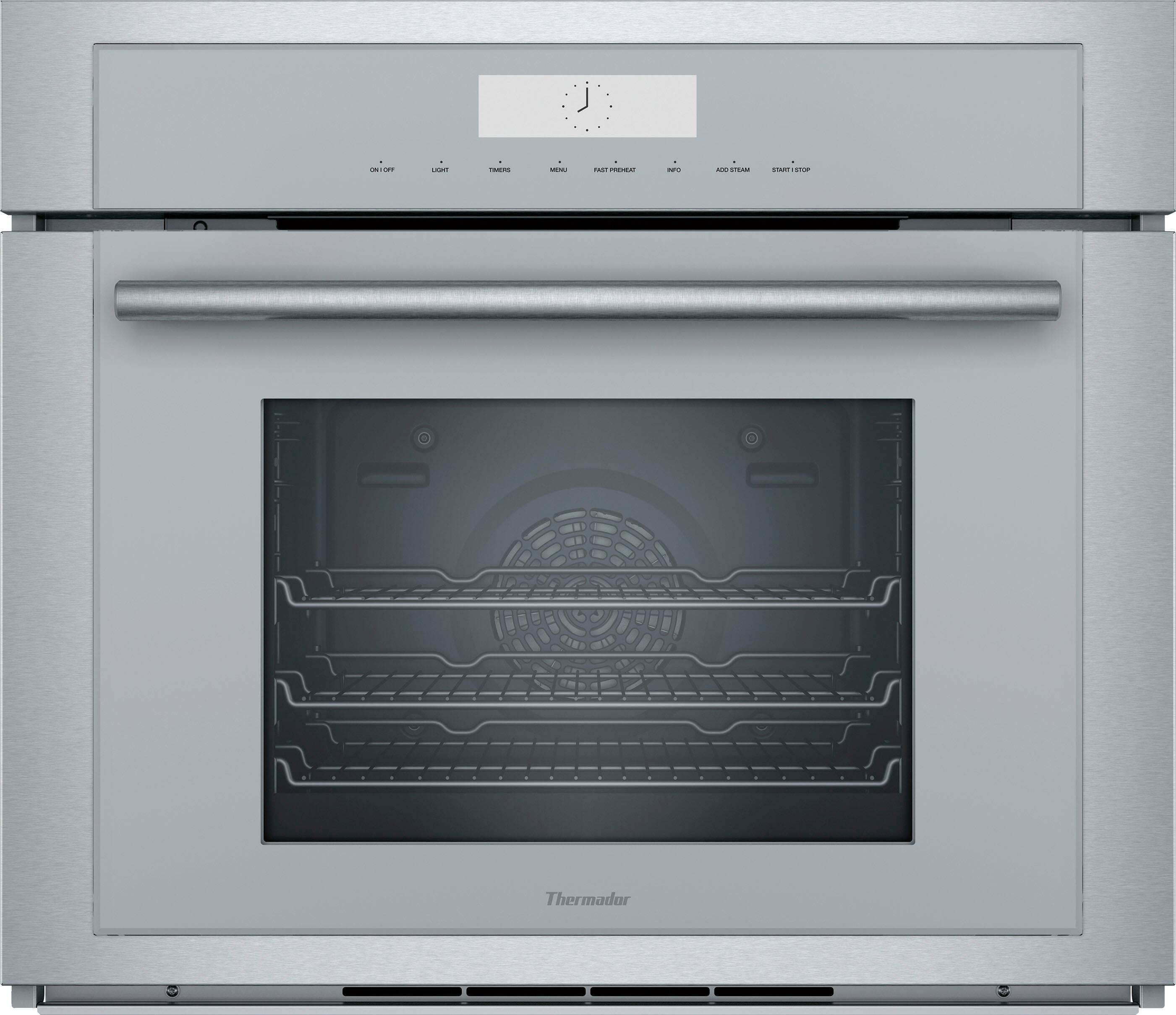 Thermador - Masterpiece Series 30" Built-In Single Electric Steam Convection Wall Oven with Wifi - Stainless Steel