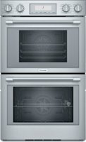 Thermador - Professional Series 30" Built-In Double Electric Steam and Convection Wall Oven - Stainless Steel - Front_Zoom