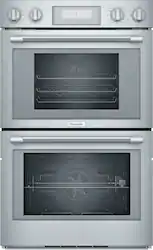 Thermador - Professional Series 30" Built-In Double Electric Steam and Convection Wall Oven - Stainless Steel - Front_Zoom