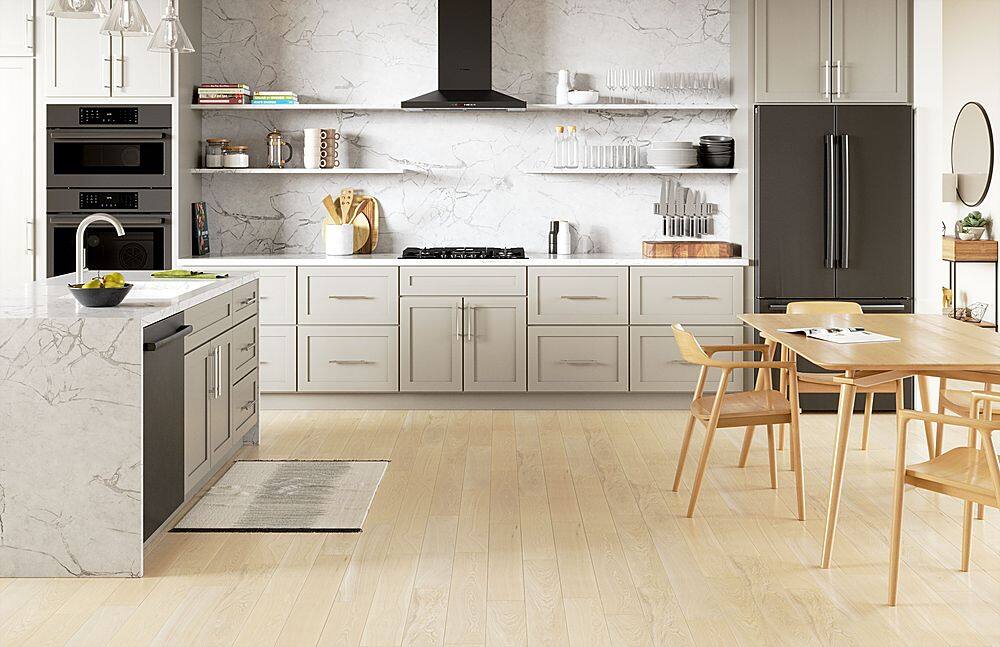 Alt View 17. Bosch - 800 Series 30" Built-In Gas Cooktop with 4 burners with FlameSelect - Black Stainless Steel.