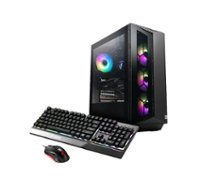 MSI - Aegis Z Gaming Desktop - AMD R7-7700 - 16GB Memory - NVIDIA GeForce RTX 4070 Super - 1TB SSD - Black - Front_Zoom