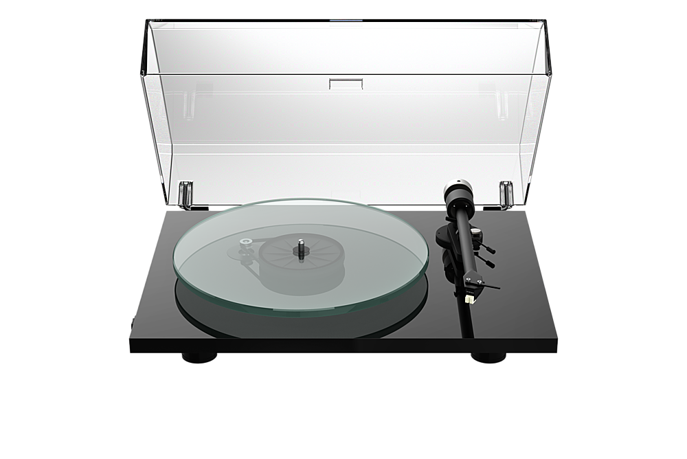 Pro-Ject - T2 W Wi-Fi Streaming Turntable - Black - Front_Zoom