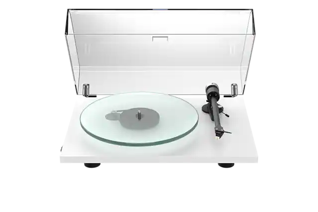 Front. Pro-Ject - T2 W Wi-Fi Streaming Turntable - White.