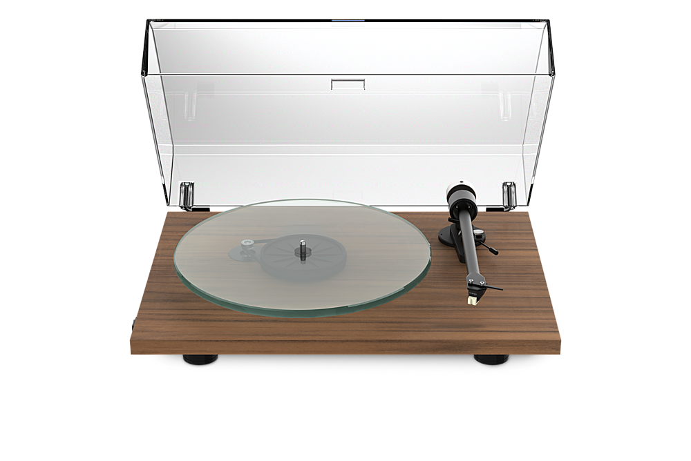 Front. Pro-Ject - T2 W Wi-Fi Streaming Turntable - Walnut.