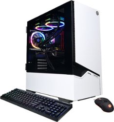 CyberPowerPC - Gamer Supreme Gaming Desktop - AMD Ryzen 7 7800X3D - 32GB Memory - NVIDIA GeForce RTX 4070 SUPER 12GB - 1TB SSD - White - Front_Zoom