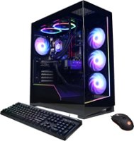 CyberPowerPC - Gamer Supreme Gaming Desktop - Intel Core i7-14700KF - 32GB Memory - NVIDIA GeForce RTX 4070 SUPER 12GB - 2TB SSD - Black - Front_Zoom