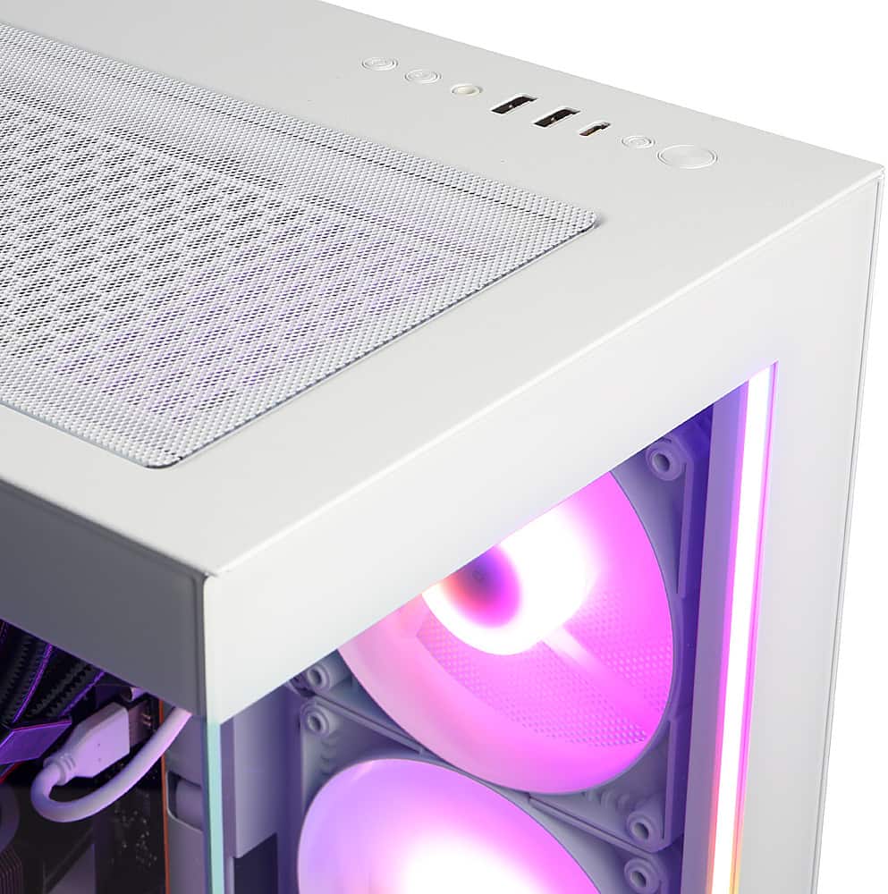 Alt View 13. CyberPowerPC - Gamer Supreme Gaming Desktop - Intel Core i9-14900KF - 32GB Memory - NVIDIA GeForce RTX 4070 SUPER 12GB - 1TB SSD - White.