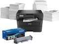 Alt View Zoom 11. Brother - HL-L2480DW Wireless Black-and-White Refresh Subscription Eligible 3-in-1 Laser Printer - Gray.