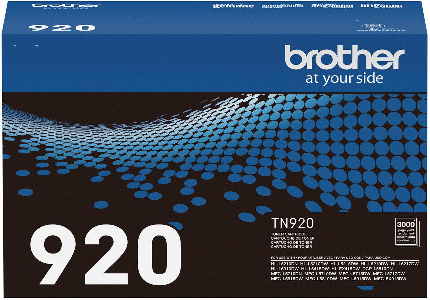 Alt View 11. Brother - TN920 Standard-Yield Toner Cartridge - Black.