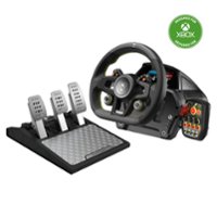 Turtle Beach VelocityOne Race Wheel & Pedal System for Xbox Series X|S, Windows PCs – Force Feedback, & Three Pedals - Black - Front_Zoom