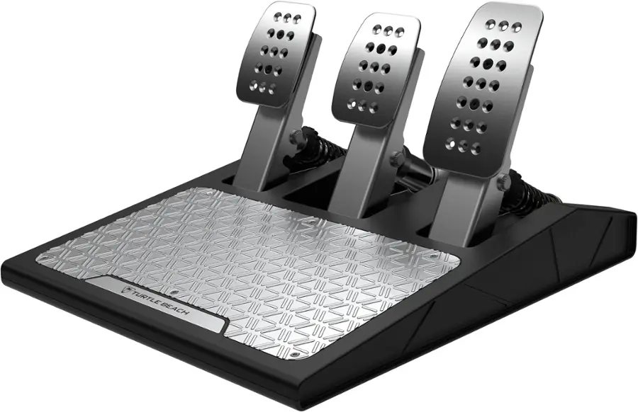 Alt View 12. Turtle Beach - Turtle Beach VelocityOne Race Wheel & Pedal System for Xbox Series X|S, Windows PCs – Force Feedback, & Three Pedals - Black.