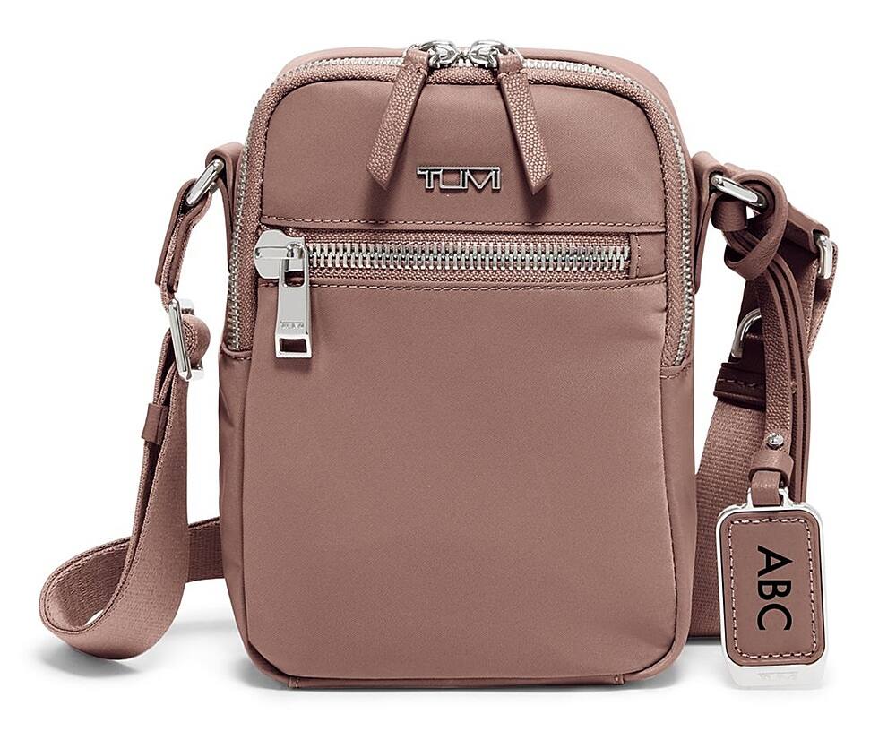 Front. TUMI - Voyageur Persia Crossbody - Light Mauve.