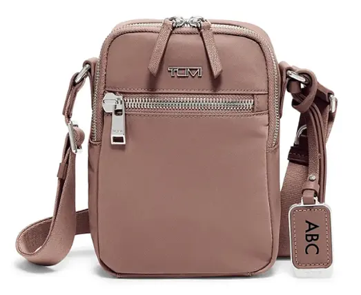 Front. TUMI - Voyageur Persia Crossbody - Light Mauve.