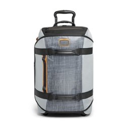 TUMI - Alpha Bravo International 25" Wheeled Duffel Bag/Backpack - Steel - Front_Zoom