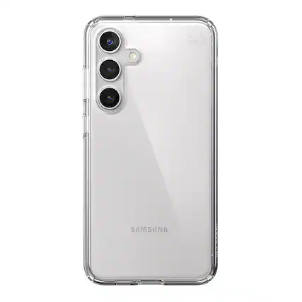 Front. Speck - Presidio2 Grip Case for Samsung Galaxy S24+ - Clear.